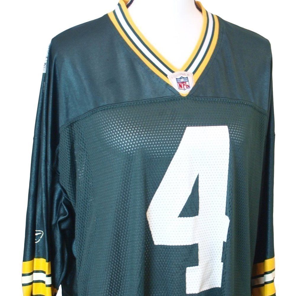 Vintage Reebok Green‎ Bay Home Packers Jersey Sz XL